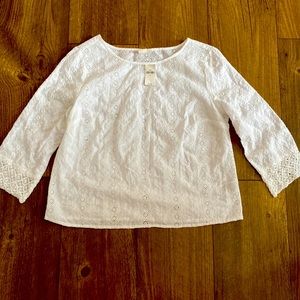 Gap women’s eyelet shirt